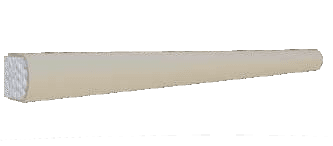 شريط زخرفي مستدير الرحيل 514 - 5 × 6 سم